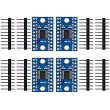 Convertidor de nivel lógico de 8 canales TXS0108E, 4 piezas, bidireccional, alta velocidad, dúplex completo, 8 vías, cambiador de 5V a 3,3 V para Arduino 2024 - compra barato