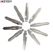 KEYDIY-Hoja de llave de control remoto para DAIHATSU Xenia Faw DLX, 10 unidades/lote, Metal en blanco, sin cortar, Flip KD/JMD/VVDI, número 37 2024 - compra barato