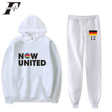 Sina Deinert 12 Two Piece Set Women / Men Hoodies + Long Pants Flag Pullover Unisex Harajuku Suit Print Fashion Germany Winter 2024 - buy cheap