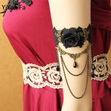 YiYaoFa-pulsera de encaje para el brazo para mujer, brazaletes de moda para chica, joyería gótica hecha a mano, YAT-21 2024 - compra barato