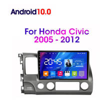 Android 10.0 Car Radio For Honda Civic 2005-2012 Multimedia Video Player Autoradio Navigation GPS 2 din WiFi Head Unit 2024 - buy cheap