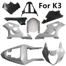 For Suzuki K3 2003 2004 GSXR GSXR1000 Components Unpainted Bodywork Motorcycle Left Right  Plastic Parts Full Fairing Kits ABS 2024 - buy cheap