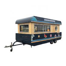New Arrival Food Concession Trailer Outdoor Mobile Coffee Dinning Car Street Fast Food Cart Factory Mobile Food Truck For Sale 2024 - buy cheap