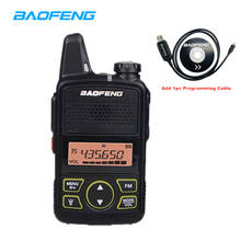 Baofeng-MINI walkie-talkie portátil BF-T1 bft1, Radio bidireccional, Comunicador Ham HF, transceptor para Hotel, supermercado 2024 - compra barato