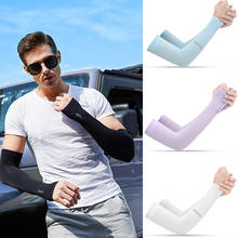 Summer Outdoor Ice Silk Sunscreen Sleeve UV Protection Cycling Ice Gloves Male And Female Fishing Arm Sleeves Walking Bracers 2024 - buy cheap