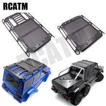 Portaequipajes de Metal, portaequipajes de techo con tablero de fibra de carbono para 1/10 RC Crawler Car Traxxas TRX6 G63 TRX4 G500 OP, pieza de accesorios 2024 - compra barato