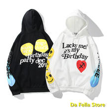 Sudadera con capucha de lucky me it is my birthday para hombre y mujer, ropa deportiva de alta calidad con estampado de saint west de CPFM y XYZ, jerséis de fiesta de Kanye West, 2020 2024 - compra barato