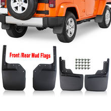 Guardabarros de guardabarros delantero del coche trasero Splash guardias Fender Protector partes exteriores para Jeep Wrangler JK 2007-2018 2024 - compra barato