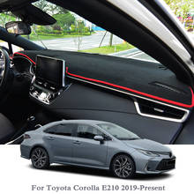 Tapete protetor de painel automotivo, proteção de para painel, sombra, fotopismo, interior, para toyota corolla e210 2019-presente, rhd & lhd 2024 - compre barato