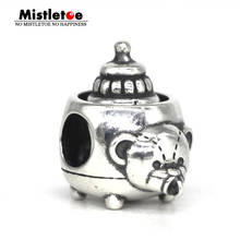 Mistletoe 925 Sterling Silver Thermostat Milk Warmer Charm Bead European Jewelry 2024 - buy cheap