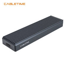 CABLETIME-carcasa para SSD NVME, caja con USB 3,1 Gen 2, 10gbps, 2TB Max, transmisión USB C, N429 2024 - compra barato