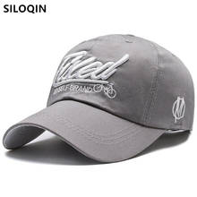 SILOQIN Men Women Personality Trend Baseball Caps Snapback Cap  Letter Embroidery Tongue Cap Adjustable Size Couple Sports Hat 2024 - buy cheap