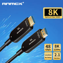 Кабель HDMI Anmck 2,1, 2,0 дюйма, Ultra HD, поддержка 8K, 120 Гц, 4K, 60 Гц, 48 Гбит/с, кабель HDMI для аудио и Ethernet, 5 м, 10 м, 15 м, 20 м 2024 - купить недорого
