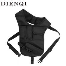 DIENQI Balck Vest Men Bag Slim Close Personal Street Style Chest Bag Male Phone Pocket Fashion Holster Thin Waistcoat Pockets 2024 - buy cheap