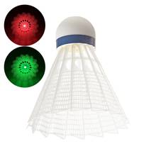 Noite escura led brilhante light up forte bolas de badminton náilon colorido shuttlecocks esportes iluminação ao ar livre indoor & q3u4 2024 - compre barato