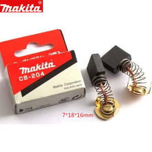 Makita 191957-7 Carbon Brushes for CB-204 9047L HM1304B GA7011C HM1810 GA7021 GA7020 GA9020 GA7040S GA9040S M0920B M0921B GA7030 2024 - buy cheap