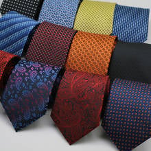 Жаккард 8 см мужские галстуки Цветочные Пейсли формальное платье gravata corbatas свадебные бизнес галстуки шеи галстуки для мужчин жениха 2024 - купить недорого
