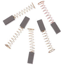 Escovas de carbono 5 peças cabo gerador genérico motor elétrico escova de reposição 4.5x6.5x20mm 2024 - compre barato