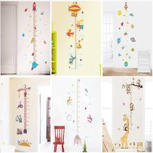 Cartoon Hot air balloon Measure Height Sticker Wall Stickers Kindergarten Kids Room Decor Children Height Ruler Stadiometer 2024 - buy cheap