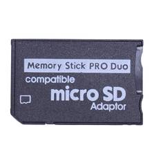 Карта памяти Pro Duo Mini MicroSD TF адаптер MS SD SDHC кардридер для серии S-ony & P-SP 2024 - купить недорого