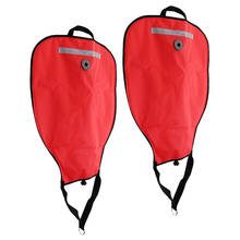 2X Reflective Tech Scuba Diving 50lbs Lift Bag & Dump Valve Safety Gear Red 2024 - buy cheap