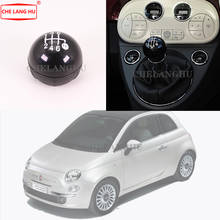 Perilla de palanca de cambio de marchas para coche, 6 velocidades, para Fiat 500C, 2009, 2010, 2011, 2012, 2013, 2014, 2015 2024 - compra barato