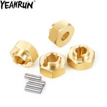 YEAHRUN-Adaptador de cubo de rueda de alta resistencia SCX24, combinador de 4,5mm de espesor para 1:24 SCX24 90081 RC Crawler Car, piezas de actualización, 4 Uds. 2024 - compra barato