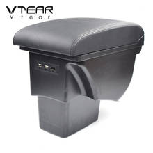 Vtear for Kia soul armrest box accessories car-styling USB storage box arm rest automobile decoration center console interior 2024 - buy cheap