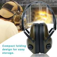 Anti-Noise Audio Headphone Shooting Headset Soft Padded Electronic Earmuff for Sport 2024 - buy cheap