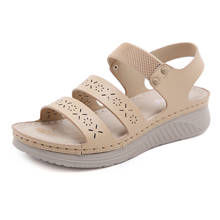 2021 Beach Sandals Women Summer Shoes Thick Sole Women Wedges Sandals Ladies Summer Holiday Shoes Big Size 42 2024 - купить недорого