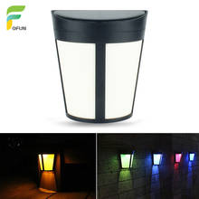 New High Quality Wall Lamp Solar Light 6 LED Outdoor Garden Wall Path Yard Landscape Lighting Cool White Warm RGB Changeable 2024 - buy cheap