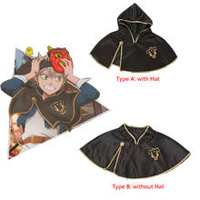 Anime Black Clover Asta Black Cloak Black Bull Cape Uniform Five Leaf Clover Cosplay Costume Noelle Finral Cosplay Costume 2024 - buy cheap
