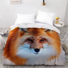 1 Pcs 3D Printed Fox In Reality Duvet Cover 240x220 King Size Printing NO Pillowcases And NO Sheets Home Textiles Comforter 2024 - buy cheap