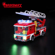 Briksmax kit de iluminação led, conjunto de luzes para camiões de cidades da série 60107, escalas de bombeiros e caminhões (não inclui modelo) 2024 - compre barato
