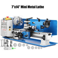 550W 7x14 inch Metal Mini Lathe high-Precision Benchtop Machine Variable Speed Lathe Milling with Metal lathe tools 2024 - buy cheap