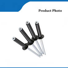 100PCS Aluminium Blind Rivets Opening Type Black Zinc Pop Rivets Nail Pull Rivet M 2.4 - M 4 2024 - buy cheap