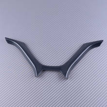 DWCX Plastic Carbon Fiber Texture Car Steering Wheel Cover Panel Moulding Trim fit for Honda Civic 2012 2013 2014 2015 2024 - buy cheap