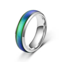 Fashion Temperature Change Color Mood Ring Hot Sale Jewelry Smart Discolor Rings Best Gift For Friends Free Shipping 2024 - buy cheap