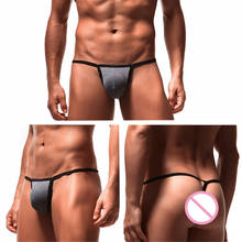 Roupa interior sexy jockstraps g string lingerie masculina roupa interior para dormir underpant gay pênis bolsa calcinha tangas mais tamanho 2024 - compre barato