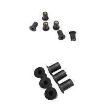 Tuercas y pernos inoxidables para motocicleta, carenado de pantalla de bicicleta, M4, 4mm, M5, 5mm, 12 Uds. 2024 - compra barato