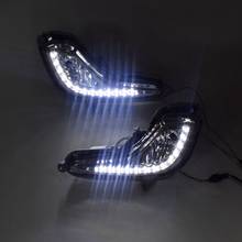 LED DRL Daytime Running Light Fog Lamp 12V Car Running Lights for Hyundai Accent Solaris Verna 2010-2013 2024 - buy cheap