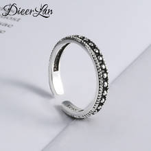 Винтажные серебряные круглые кольца с бусинами для женщин, ювелирные изделия, красивые открытые кольца на палец для вечерние ринки, подарок на день рождения 2021 2024 - купить недорого