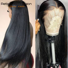 Peluca de cabello humano liso de 4x4, postizo de encaje Frontal 360, Remy, peruano, 360 2024 - compra barato