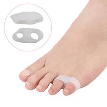 1Pair Pad On The Toe Little Thumb Silicone For Daily Use Toe Bunion Corrector Gel Guard Straightener Finger Toe Separator Foot 2024 - buy cheap