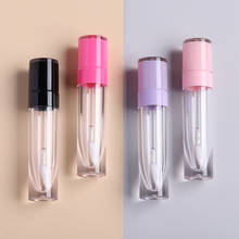 100pcs fast shipping cosmetic lip gloss containers empty pink white black purple lip gloss tubes wholesale lipgloss packaging 2024 - buy cheap