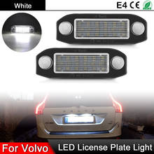Luz LED blanca de alto brillo para matrícula de Volvo, lámpara para modelos C30, C70, S40, S60, S80, V50, V60, V70, XC60, XC70 y XC90, 1 par 2024 - compra barato