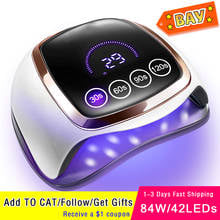 HOT 84W UV LED Nail Lamp Manicure Lamp Nail Dryer 4 MODE With Motion Sensing LCD Display Touch Switch Curing Poly UV Gel Light 2024 - buy cheap