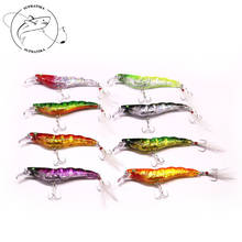 105mm/13.5g 3D Simulation Shrimp Sinking Wobblers Fishing Lure Hard Lure Artificial Anti-Corrosion Bionic Plastic Fishing Bait 2024 - buy cheap