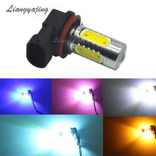 H11 h8-luz led para farol de neblina ou neblina, 2 peças, lâmpadas diurnas drl, substituição de alta potência, 7.5w, 12v 2024 - compre barato