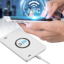 RFID считыватель смарт-карт Писатель Копир Дубликатор записываемый клон программного обеспечения USB S50 13,56 МГц ISO/IEC18092 + 5 шт. M1 карты NFC ACR122U 2024 - купить недорого